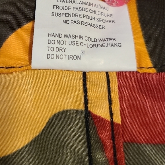 ⭐️XL MENS COLOR BLOCK BOARD SHORTS RED ORANGE GREY NAVY MULTI COLOR DESIGN - Picture 7 of 7